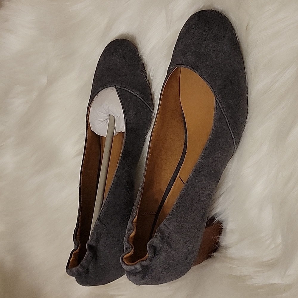 Sava Everly Gray Suede Leather 2" block heel pump 37 EUR 6.5 US New no tag… - Picture 3 of 8